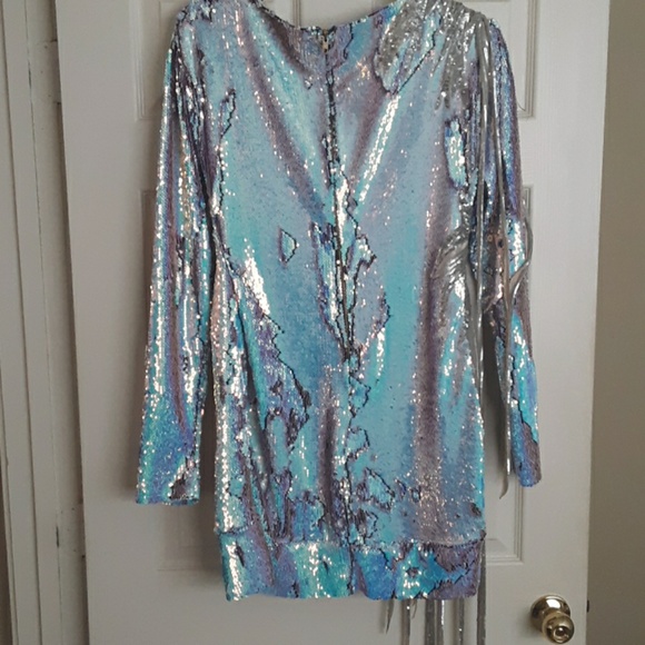 Unicorn Sequined Rhinestone Applique Dress - Picture 2 of 3